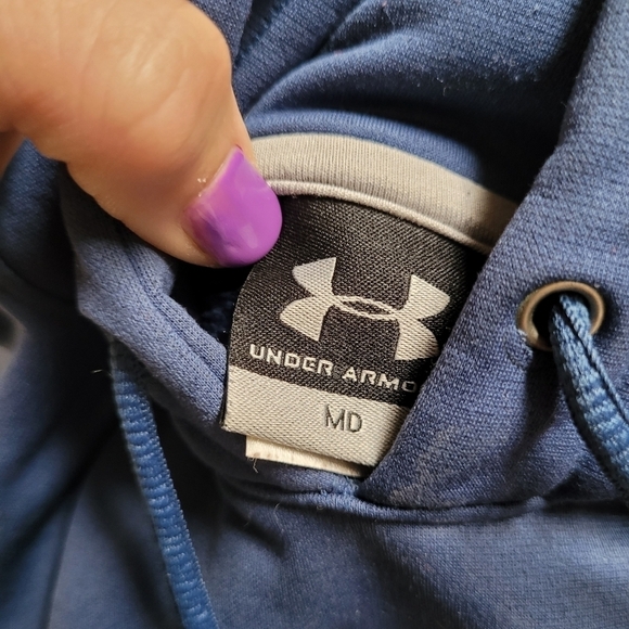 Under Armour Blue Hoodie - Picture 4 of 4